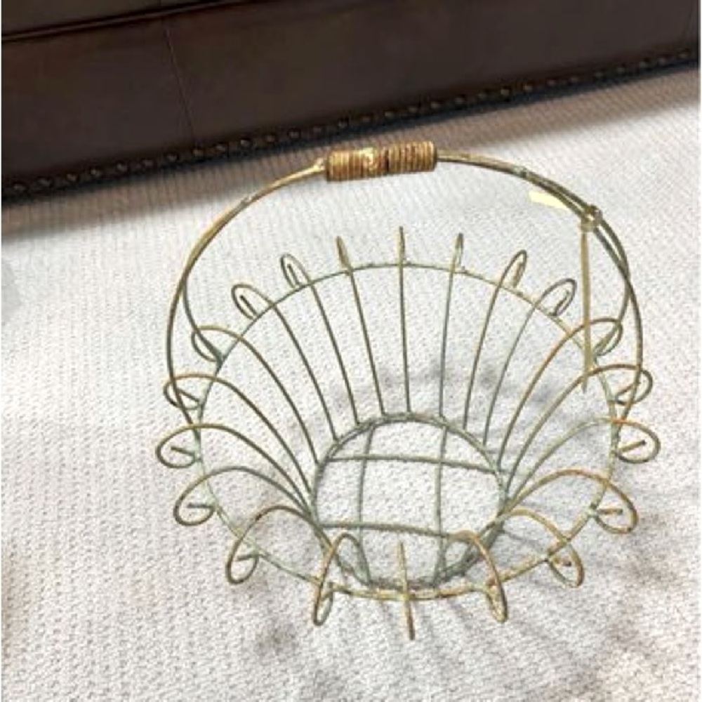 Vintage Farmhouse Wire Basket